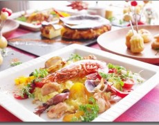 6月のレッスン 初夏のパーティー料理♪　フィンガーフード×パエリア×チーズケーキ　～バスク地方の料理～