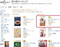 Amazon　kindle本　クッキング・レシピ部門無料ダウンロードランキング1位になりました！！クリスマス１日だけの再キャンペーンのお知らせ☆